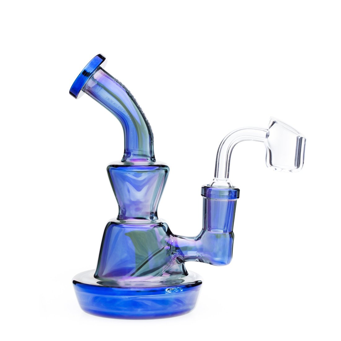 Heady glass Oil rig Bong Water Pipe Slime Green With Shower Head Percolator