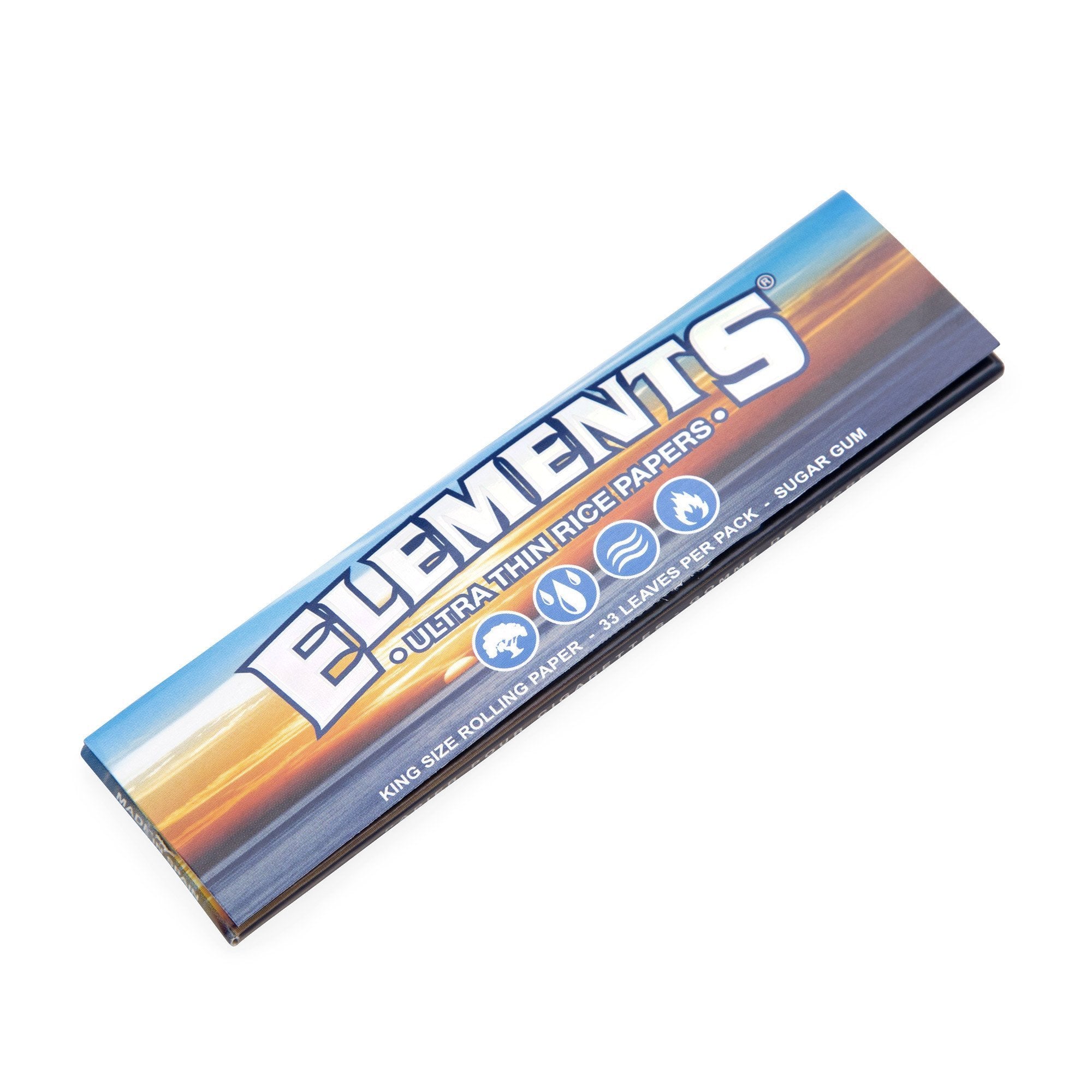  Elements King Size Slim Ultra Thin Rice Rolling Paper
