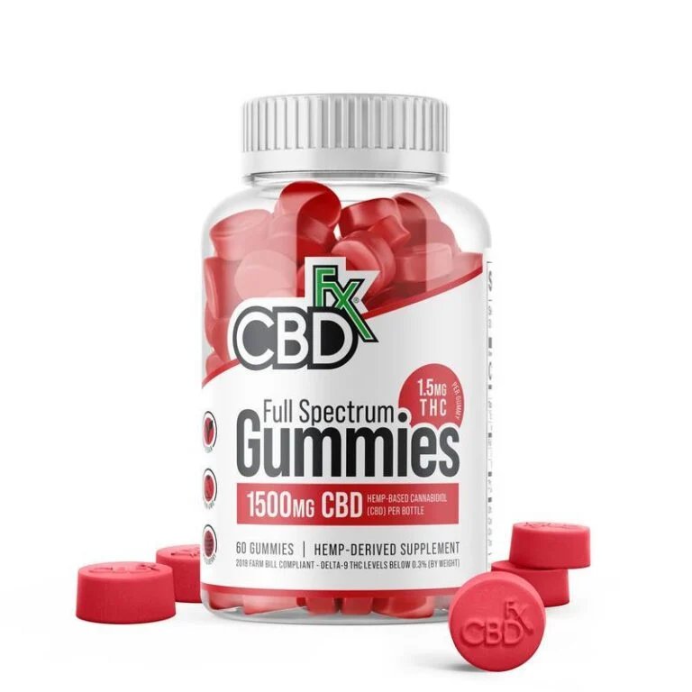 Full Spectrum Mixed Berry Gummy - 1500mg CBD / 90mg THC