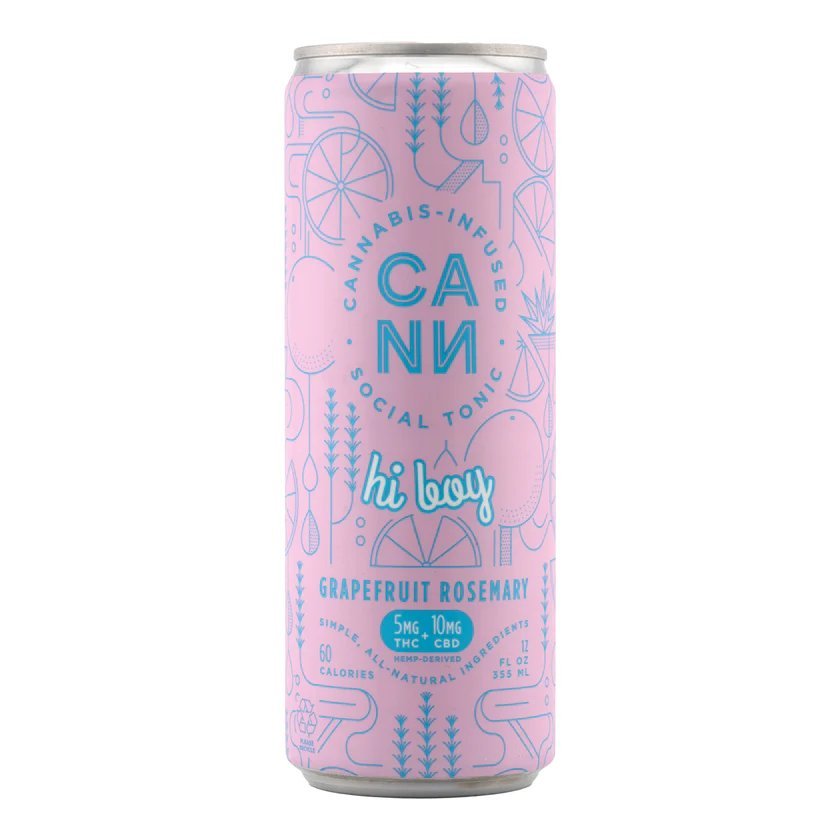 Cann Delta 9 / CBD Infused Seltzer - 12oz - Grapefruit Rosemary Flavor | Consumables | 420 Science