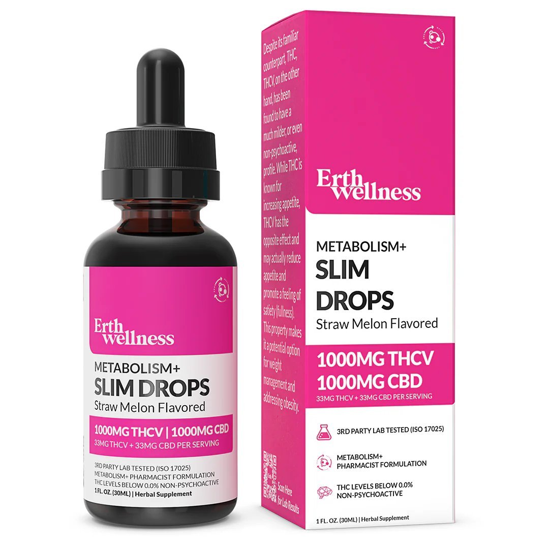 Erth Wellness Metabolism+ SLIM DROPS - Strawmelon | Third Party Brands | 420 Science