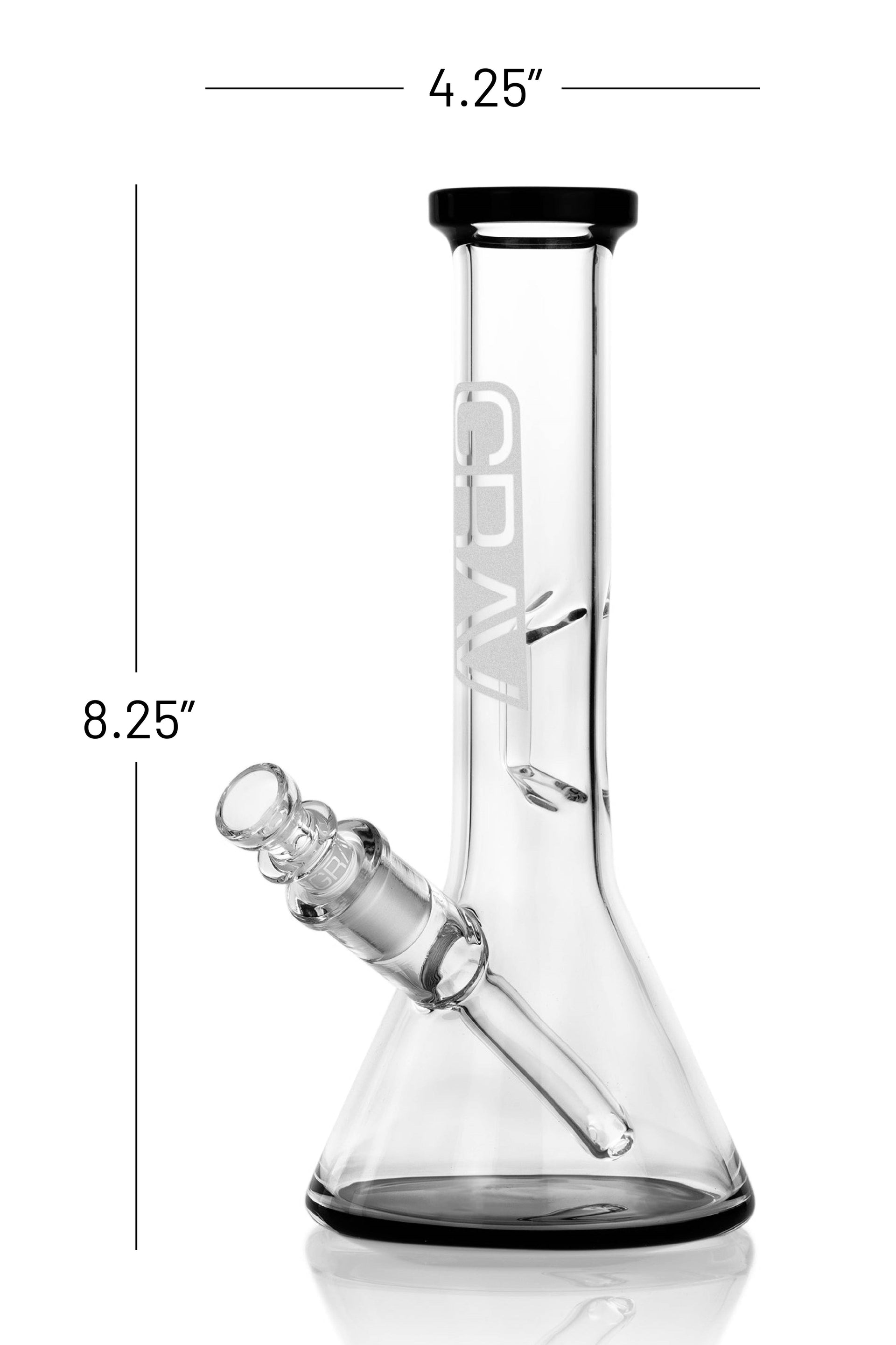 GRAV Small Beaker Bong w/Black Accents | Bongs | 420 Science