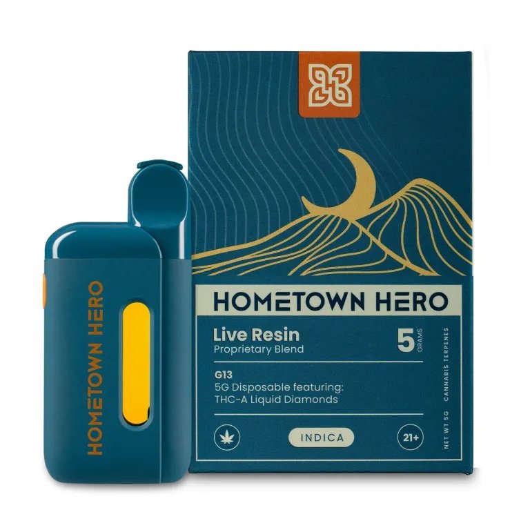 Hometown Hero THC - A Disposable Vape - 5g - G13 | Third Party Brands | 420 Science