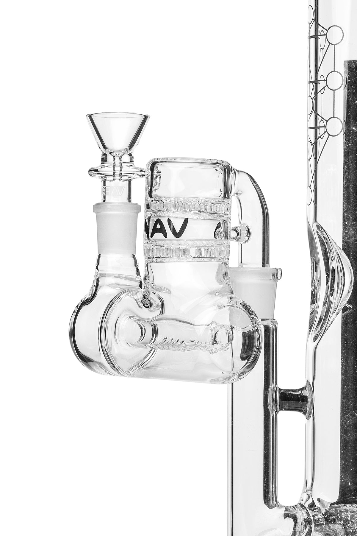 Mav Glass Honeycomb Disc Ash Catcher - 19mm - 90 Degree | Ash Catchers | 420 Science