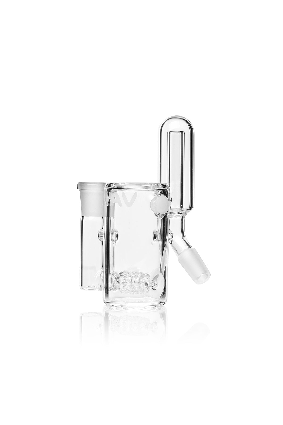 Mav Glass Splash Proof Ash Catcher - Inline - 14mm - 45 Degree | Ash Catchers | 420 Science