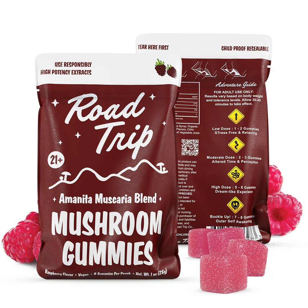 Road Trip Mushroom Co. Amanita Muscaria - Raspberry | Third Party Brands | 420 Science