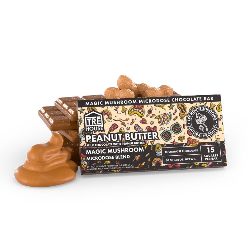 TreHouse Magic Mushroom Chocolate Bar - Peanut Butter | Consumables | 420 Science