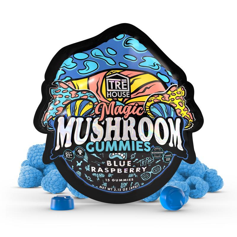 TreHouse Magic Mushroom Gummies - Blue Raspberry | Consumables | 420 Science