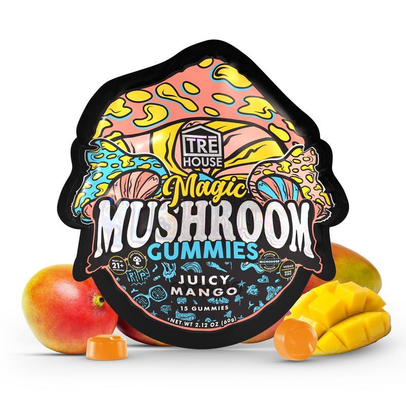 TreHouse Magic Mushroom Gummies - Juicy Mango Flavor | Consumables | 420 Science