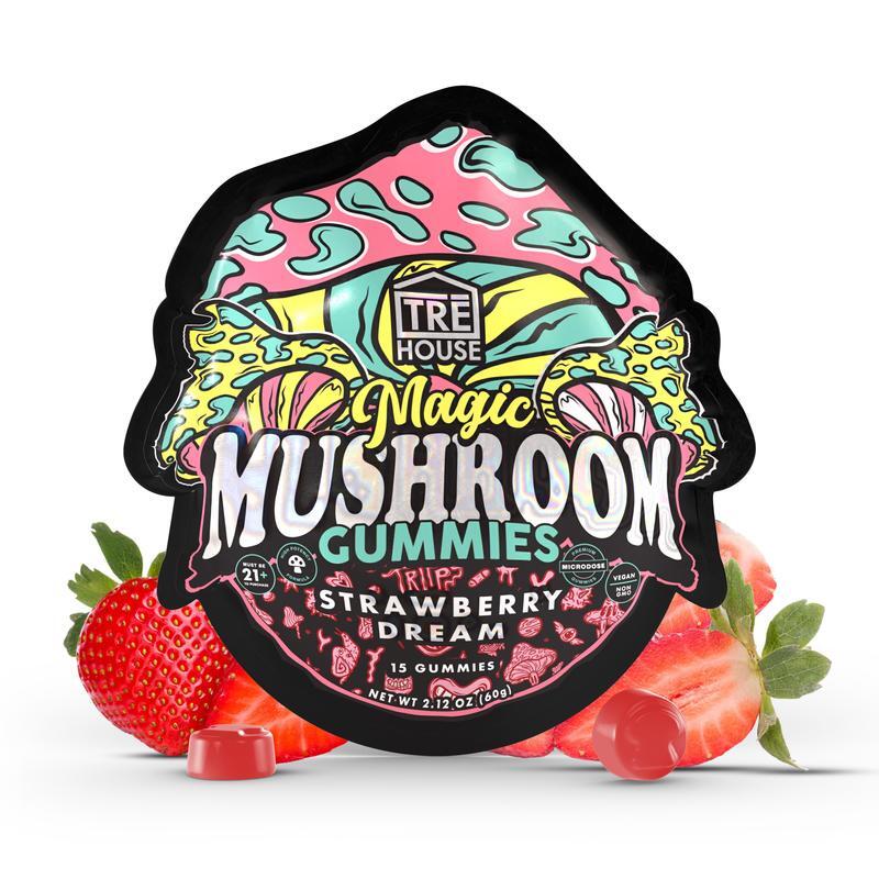 TreHouse Magic Mushroom Gummies - Strawberry Dream Flavor | Consumables | 420 Science