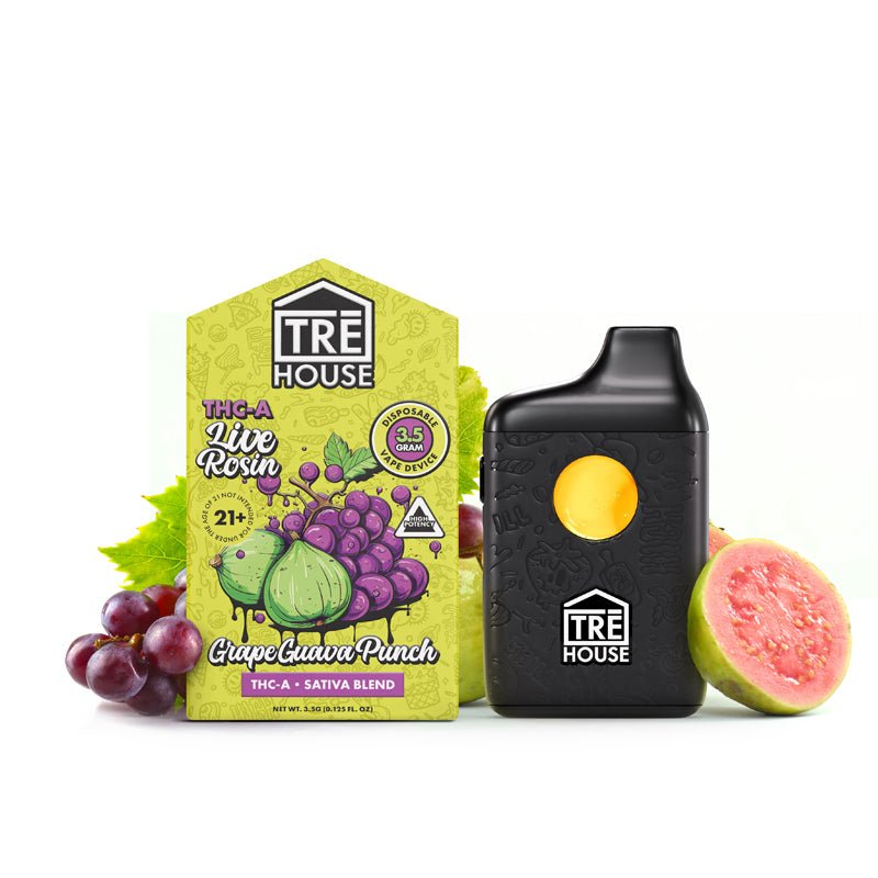 TreHouse THC - A Disposable Vape - 3.5g Sativa - Grape Guava | Consumables | 420 Science