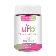 Urb Delta 9 / CBD Gummies - 25ct - 30mg - Dragonfruit Kiwi Watermelon Flavor | Consumables | 420 Science