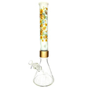 HALO VINTAGE FLORAL BEAKER SINGLE STACK | | 420 Science