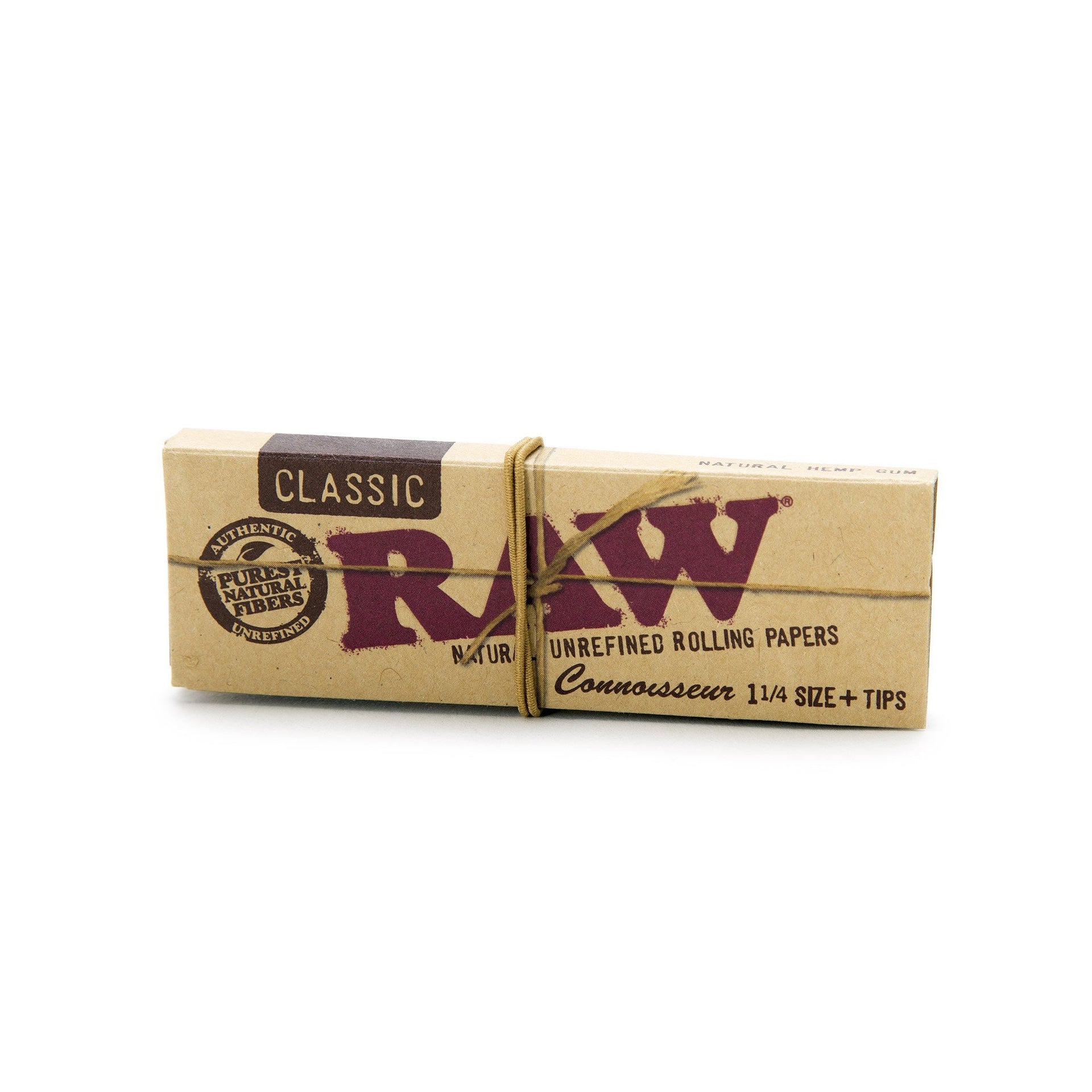 RAW Classic Connoisseur 1 1/4 Rolling Paper w/ Pre-Rolled Tips - 24 Co –  True Distributors