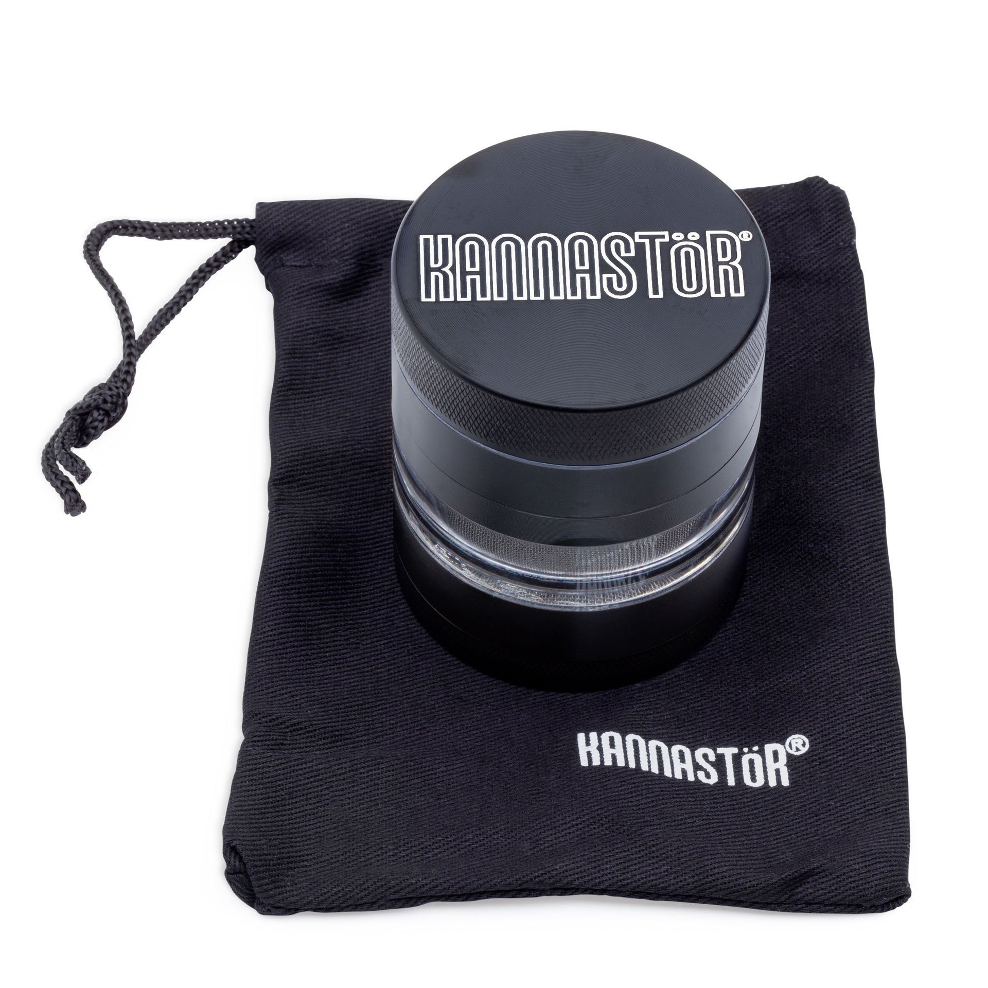 Kannastor 2.2in 4-Piece Jar Body Grinder | Grinders | 420 Science