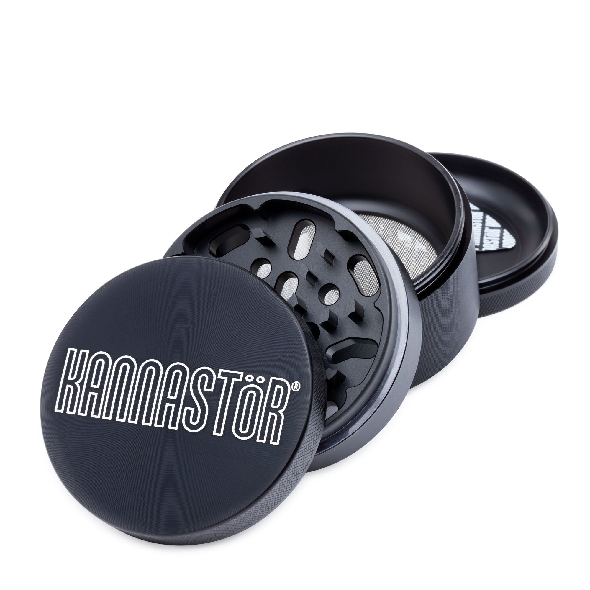 Kannastor 2.5in 4-Piece Jar Body Grinder / $ 55.99 At 420 Science