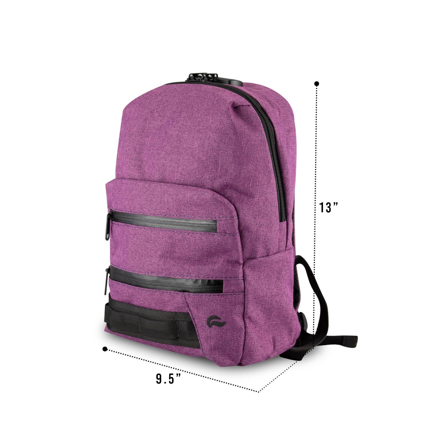 Synthetic Minissimi Backpack with flap and outside pockets. B2B Lugano