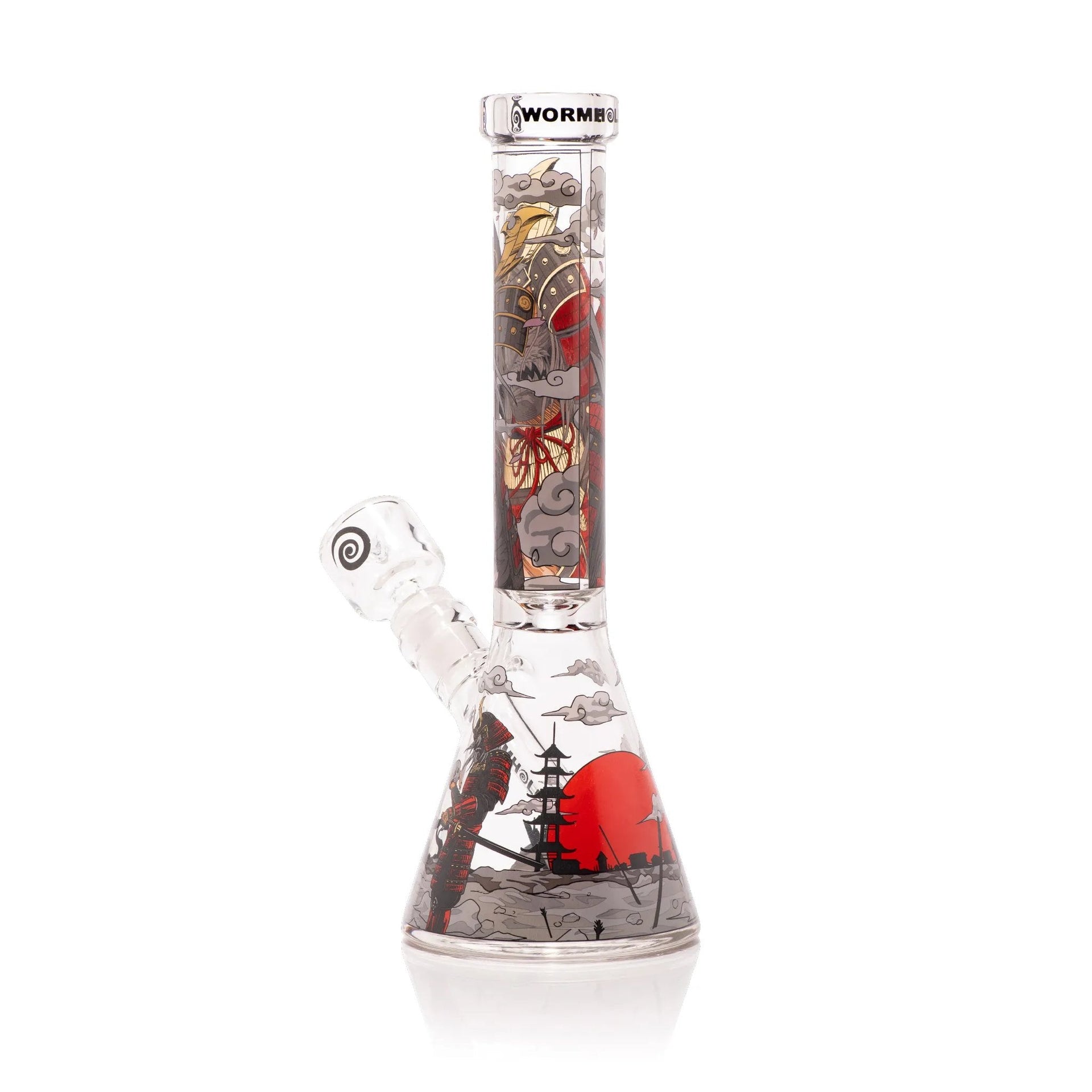Wormhole Glass 11" Shogun Beaker Bong - Clear | Third Party Brands | 420 Science